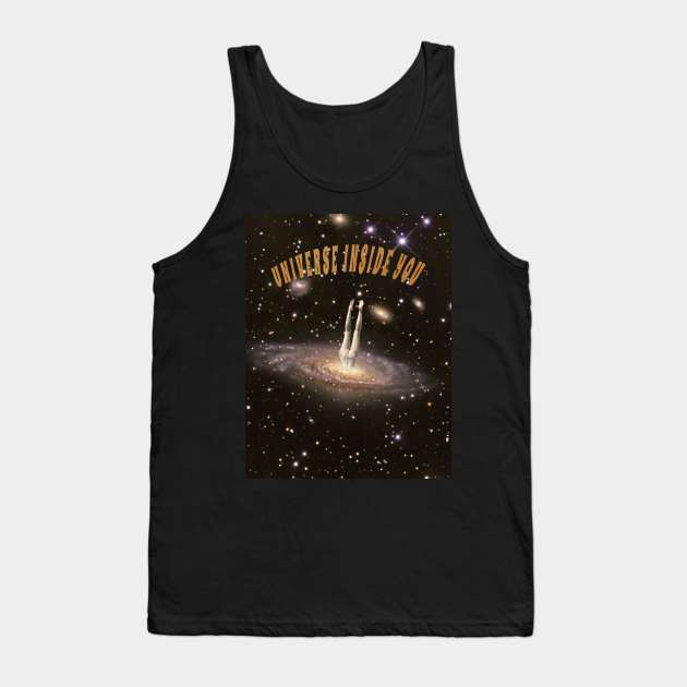 Galaxy splash Tank Top by Aephicles